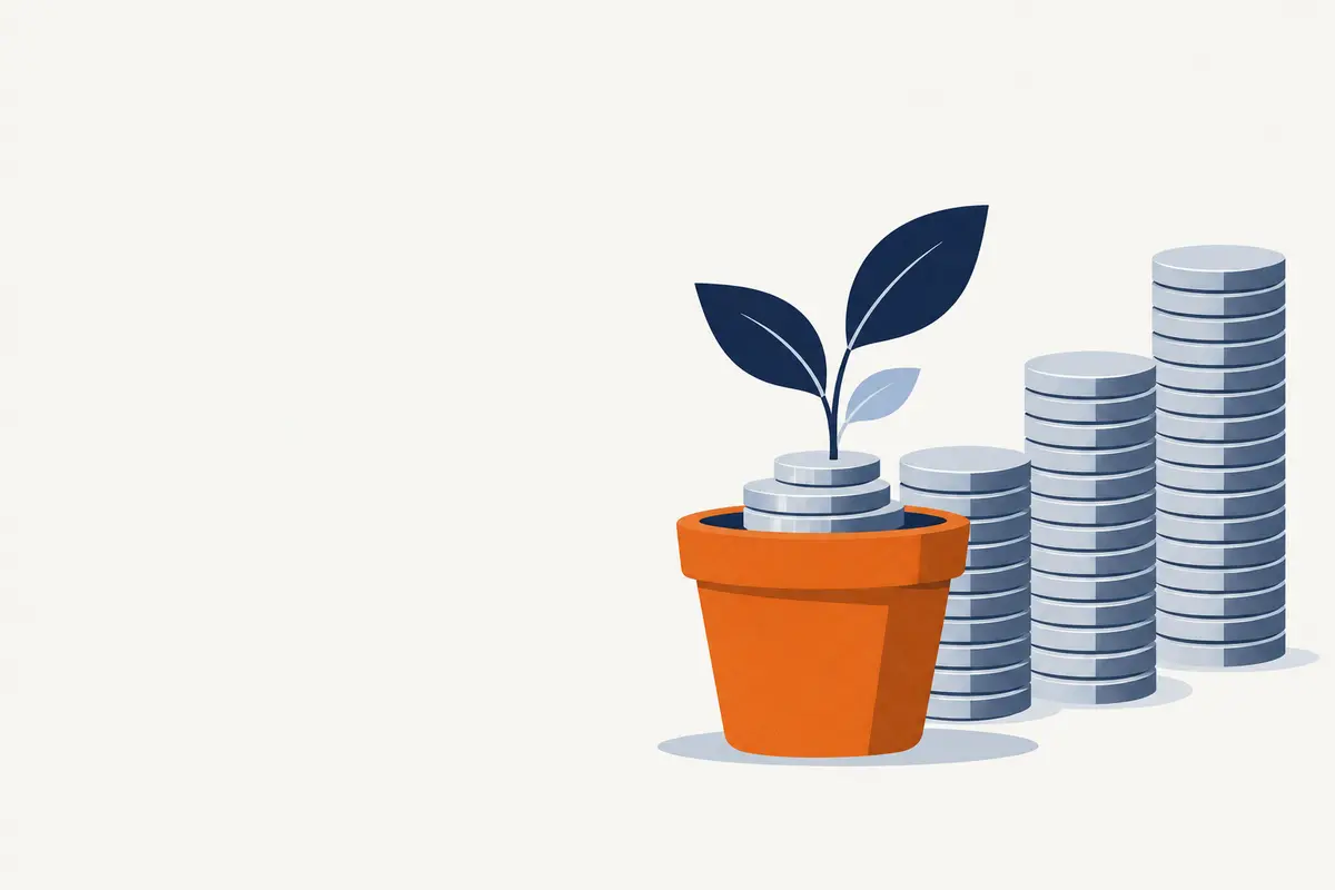 Illustration for the compound interest calculator