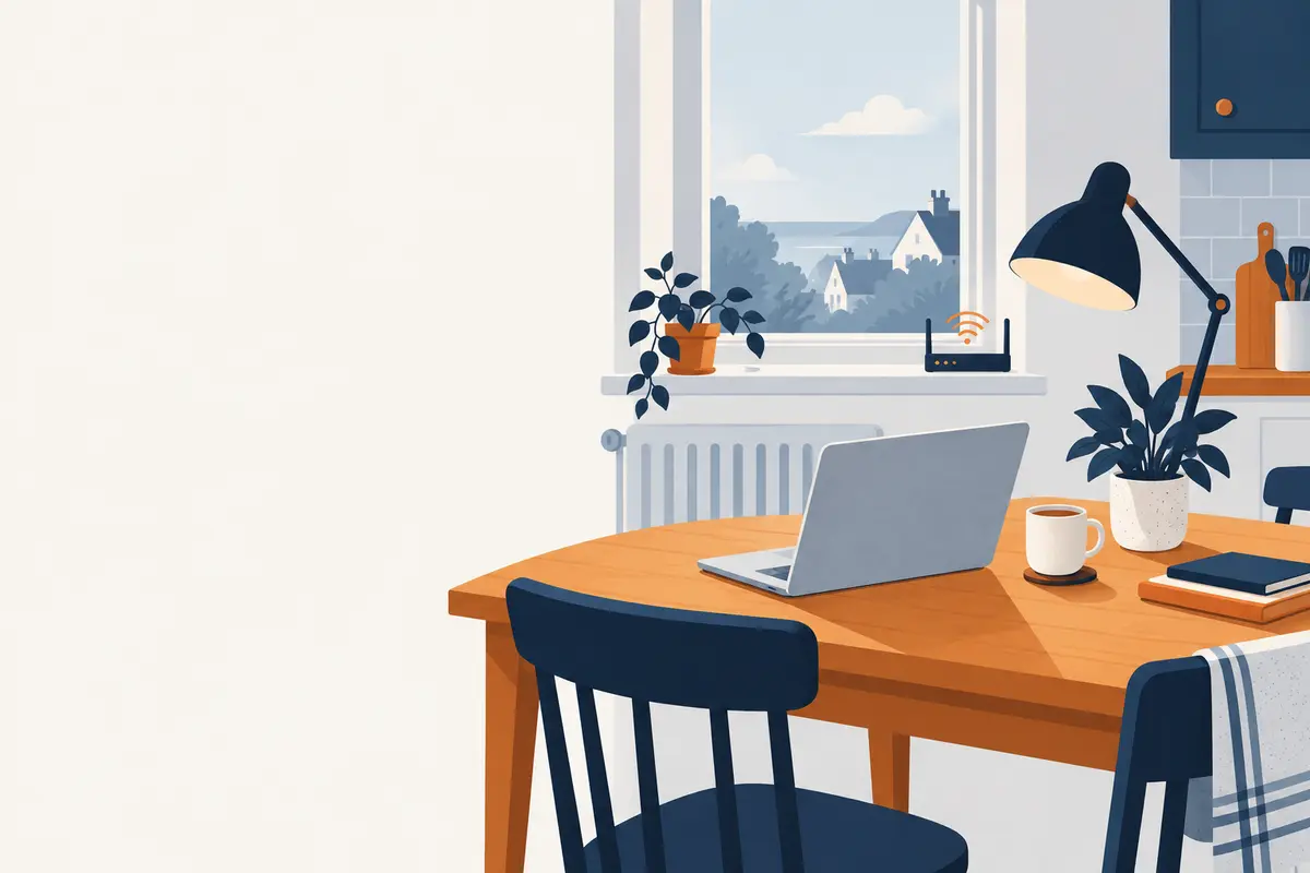Illustration for the working from home tax relief calculator